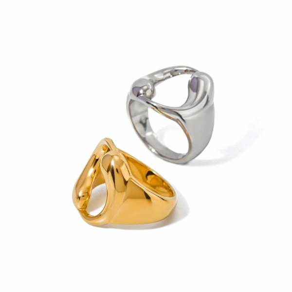 Gold Echo Ring