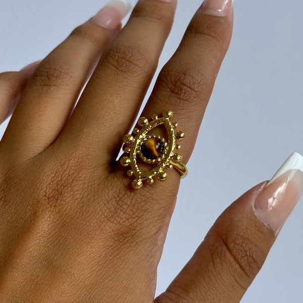 Wild Evil Eye Ring