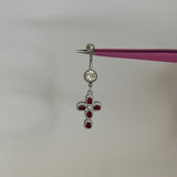 3D Red Cross Belly Bar