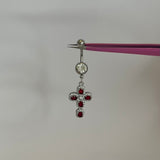 3D Red Cross Belly Bar