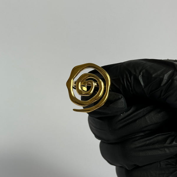 Gold Spiral Ring