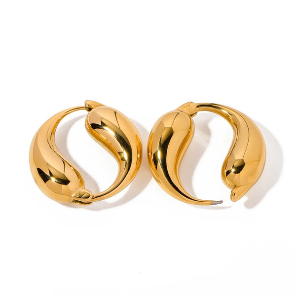 Tatiana Gold Hoops