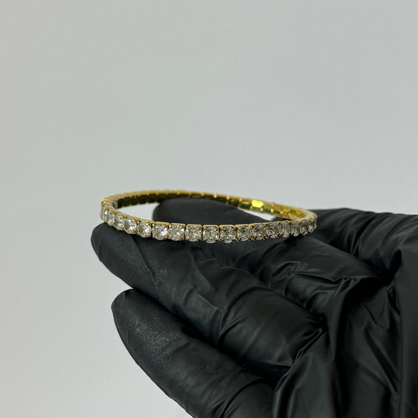 Gold Tennis Bracelet