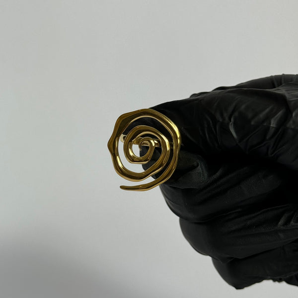 Gold Spiral Ring