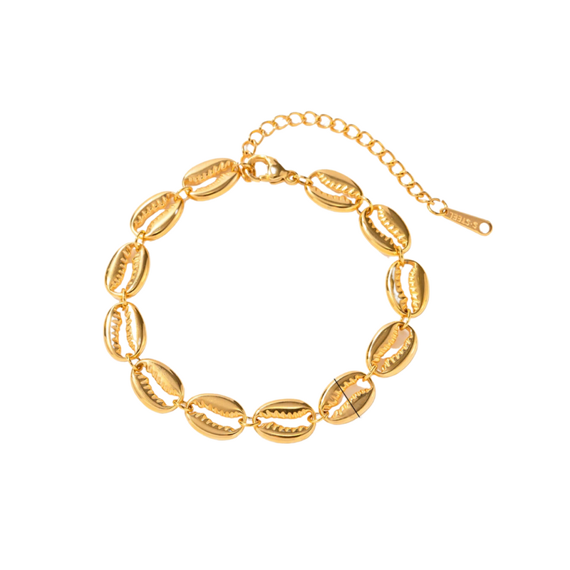 Gold Shell Bracelet