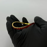 Red Tennis Bracelet