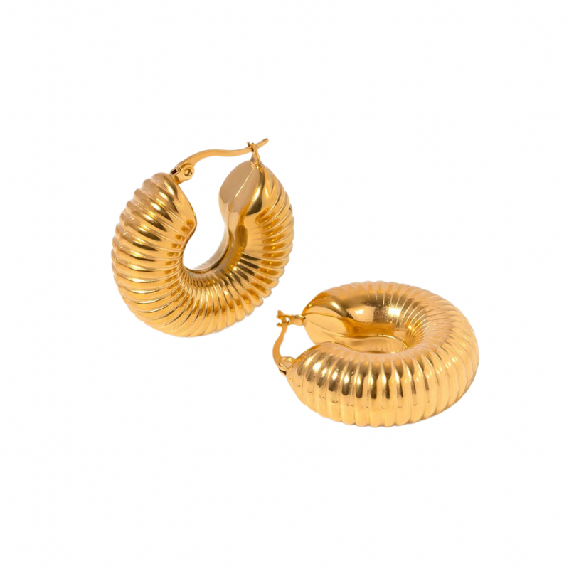 Nadia Gold Hoops