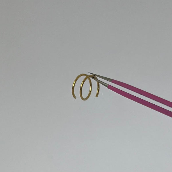 Gold Spiral Nose Ring