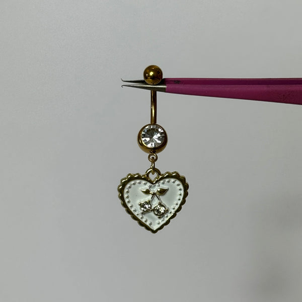 White Love Cherry Belly Bar