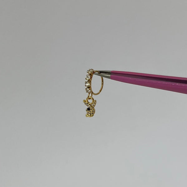 Gold PB Nose Ring