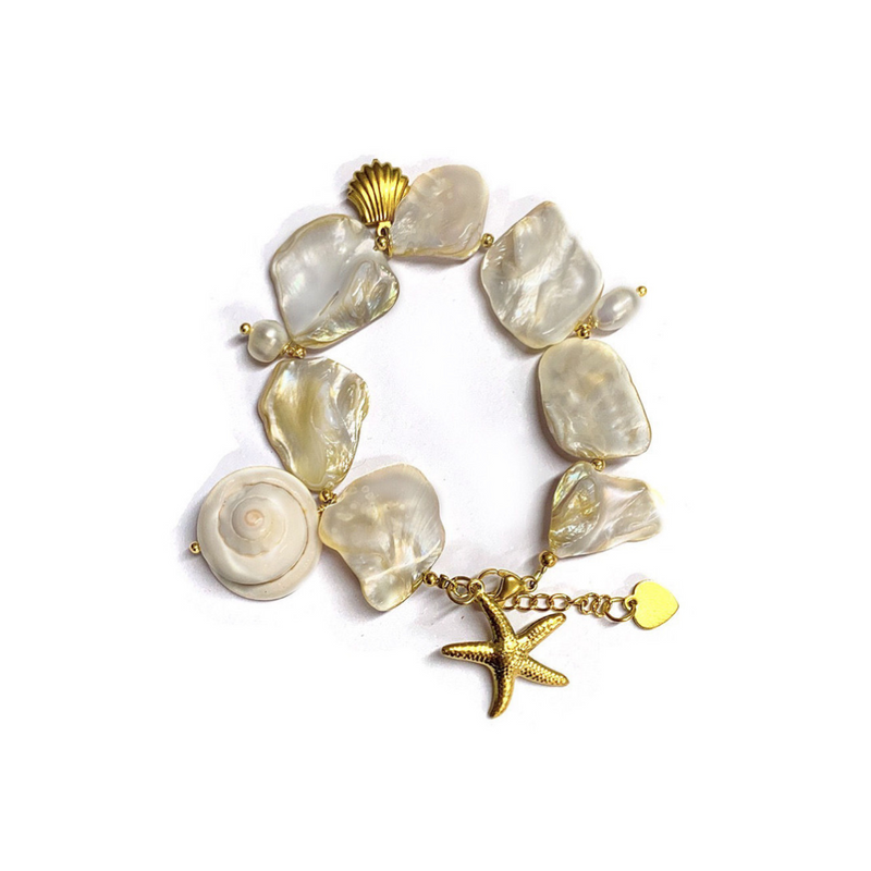 Starfish Pearl Bracelet