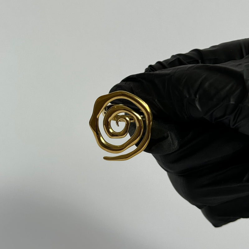 Gold Spiral Ring