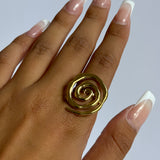 Gold Spiral Ring