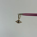 Gold Evil Eye Nose Ring