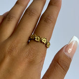 Gold Flower Ring