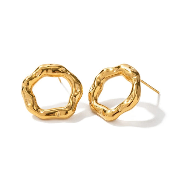 Irregular Circle Earrings