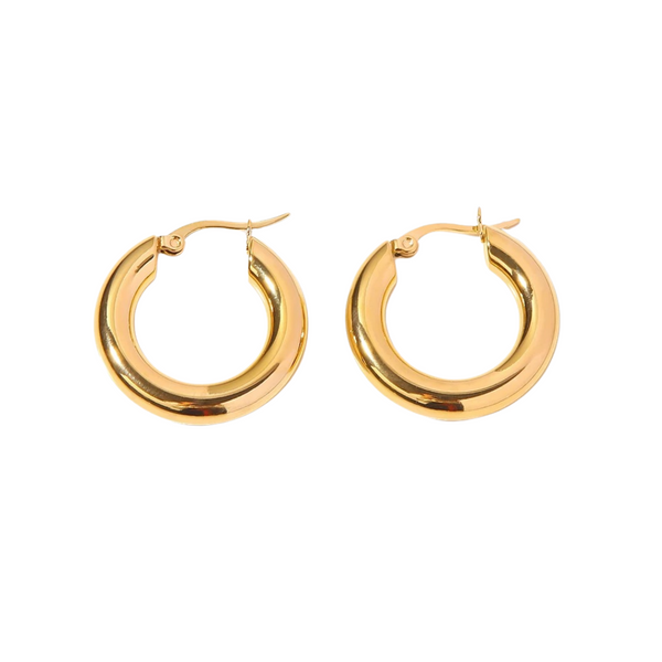 Yelena Gold Hoops