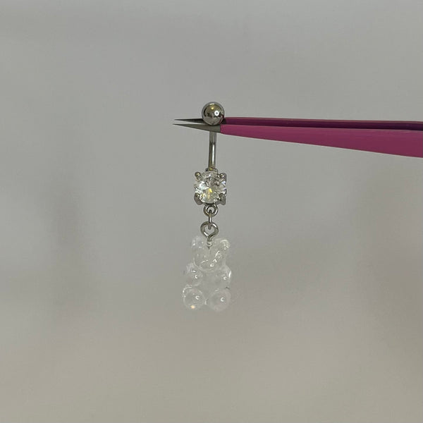 Clear Gummy Bear Belly Bar