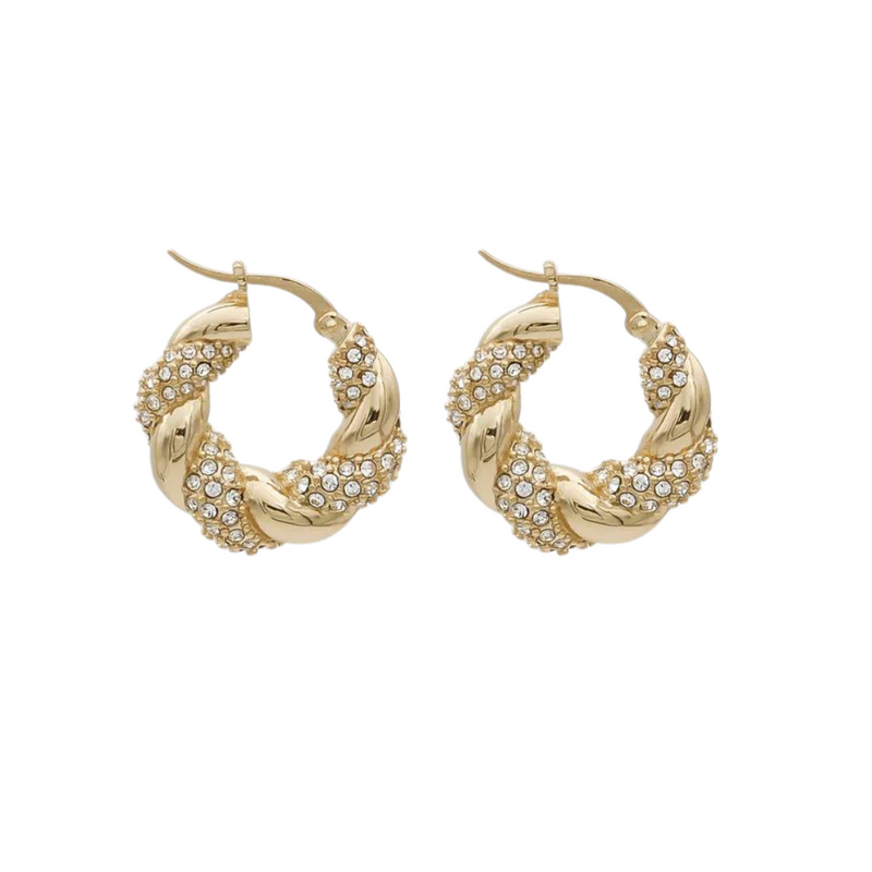 Saskia Gold Hoops