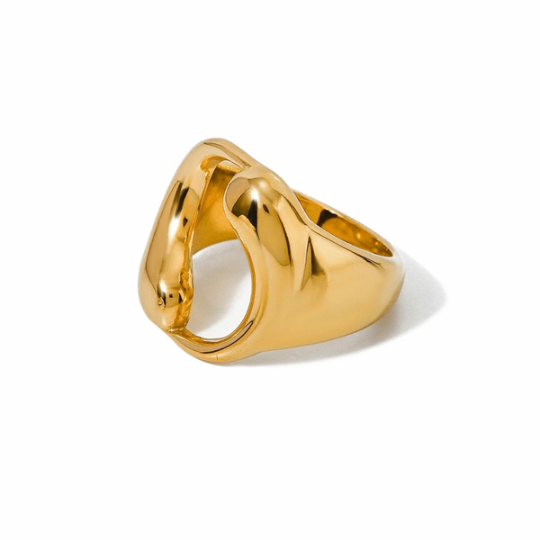 Gold Echo Ring