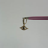 Gold Evil Eye Nose Ring