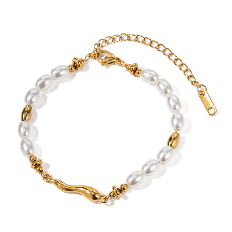 Golden Pearl Bracelet