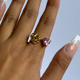 Rosy Glow Ring