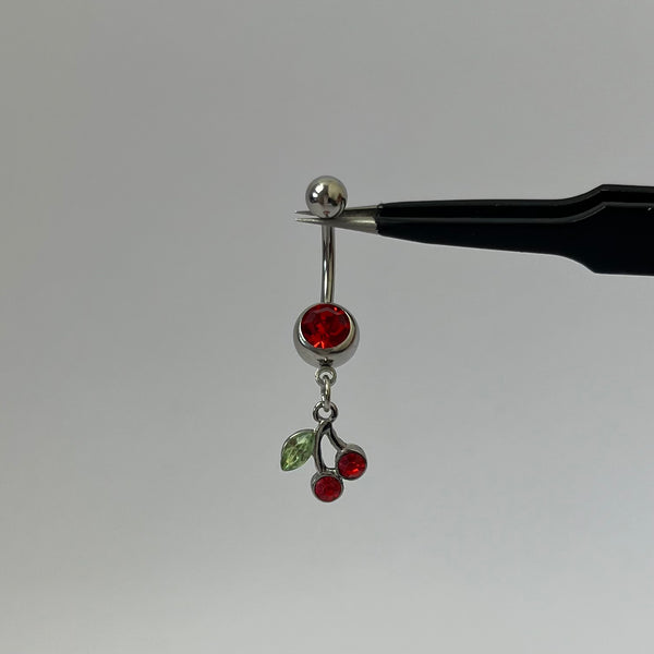 Dangling Cherry Belly Bar