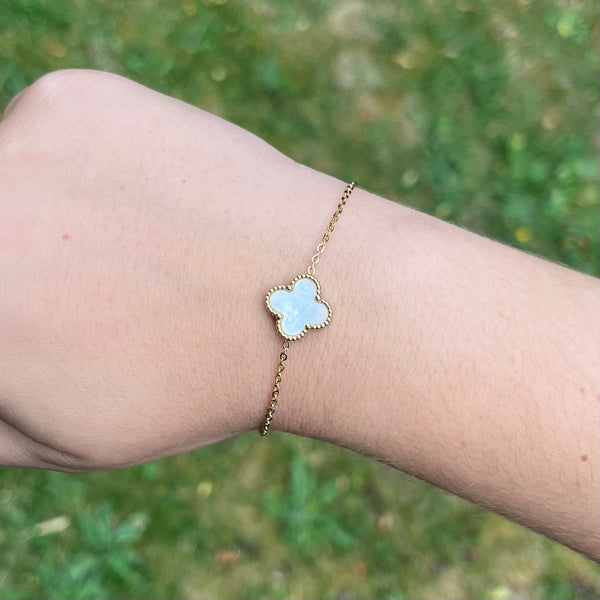 White Clover Bracelet