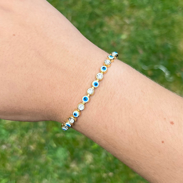 Blue Evil Eye Bracelet