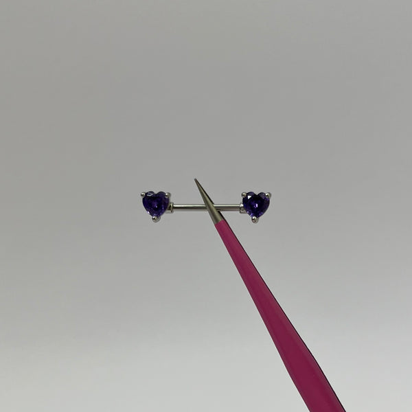 Purple Love Nipple Bars